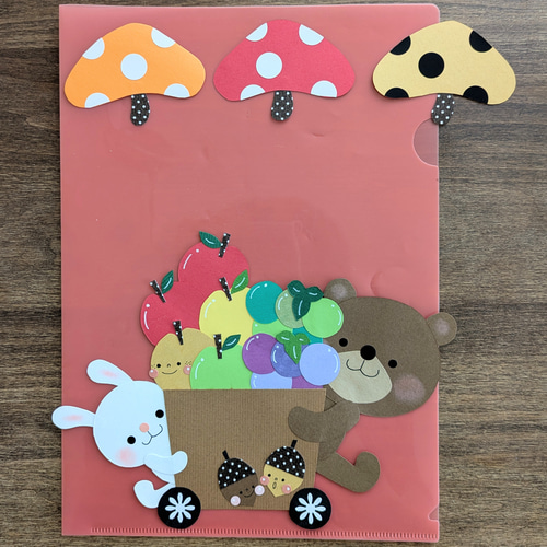 秋のみのり』壁面飾り～ꕤ*.ﾟ～受注制作 雑貨・その他 ててのん