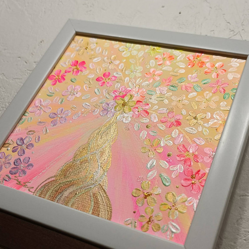 風水吉祥絵画＊幸せの木 金のなる木 恋愛 愛情 金銭運 仕事くじ