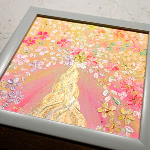 風水吉祥絵画＊幸せの木 金のなる木 恋愛 愛情 金銭運 仕事くじ運 当選