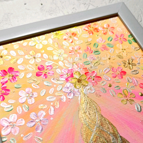 風水吉祥絵画＊幸せの木 金のなる木 恋愛 愛情 金銭運 仕事くじ
