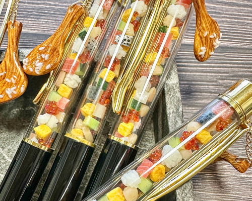 カスタムボールペン 10本まとめ売り sale バラ売り可能⭕️ 再々販】海鮮バラちらしのボールペン【お一人様2点まで】 ペン・筆記