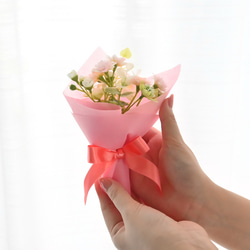 造花のミニ花束【1個からOK】 ミニブーケ  造花の花束 花束 卒業式 結婚式 パーティー  プチギフト　No.2 2枚目の画像
