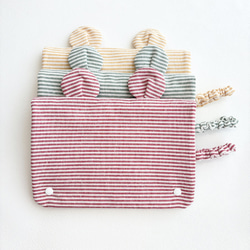 シャカシャカ楽しい♡くまみみショッピングカートカバー ライン