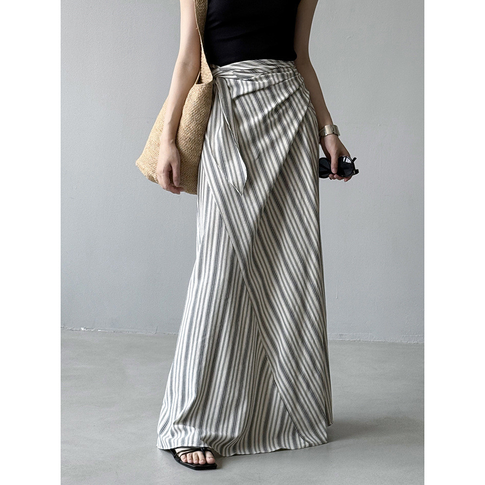 ストライプベルト付ミニスカート【返品・交換可】品質最優先25-210