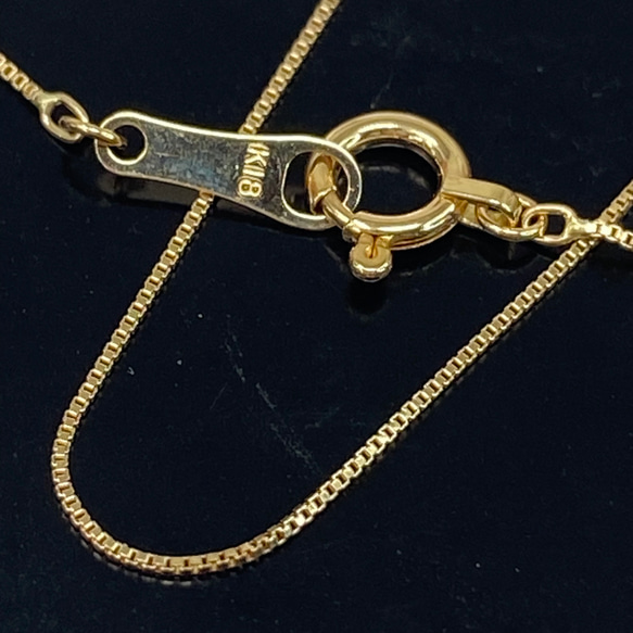 K18YG AU750 18金 ベネチア セミロングネックレス 45cm K18YG AU750 18金 ベネチア セミロングネックレス 0.45mm幅 45cm