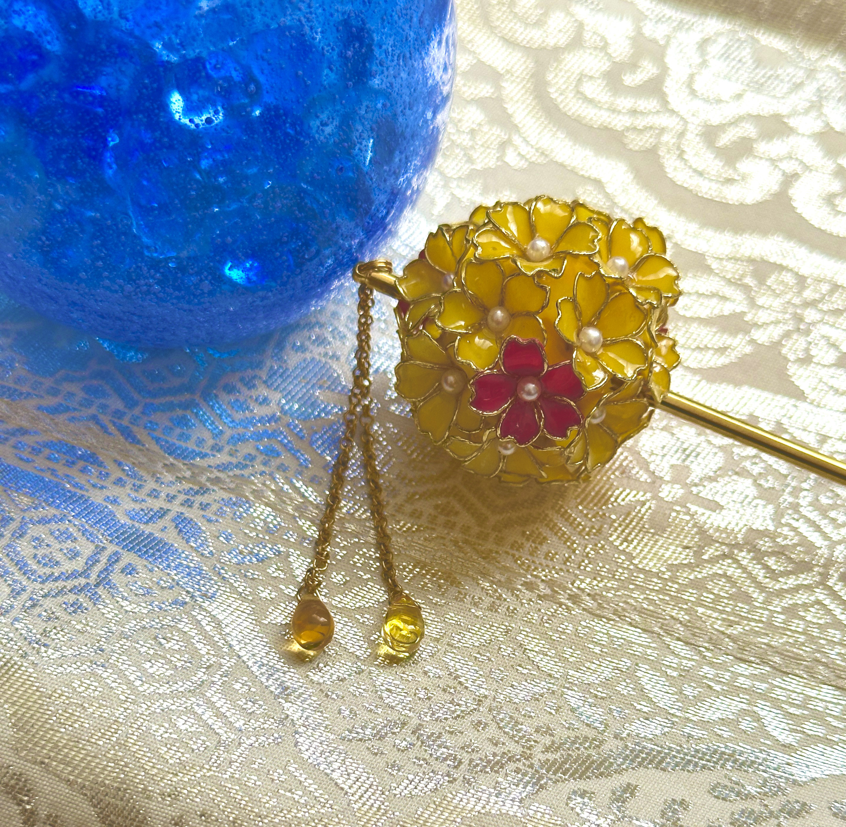 華かんざし　蒲公英色《一》