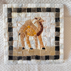 モザイクタイル＊チュニジアの伝統工芸品 砂漠と共に生きる ラクダ01