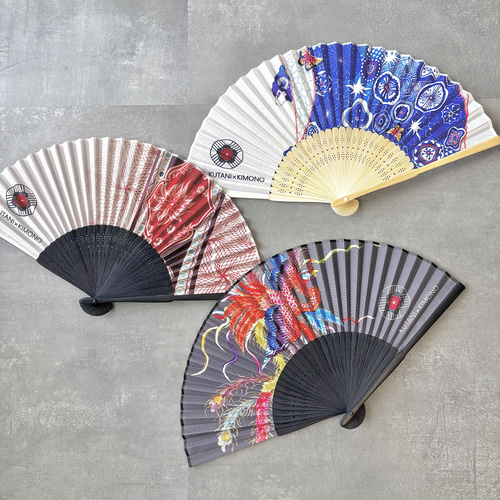 扇子(鳳凰) 仕舞両面飾り扇子（鳳凰・花車）扇子立付 – 日々の京都物産展