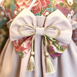 扇牡丹×ピンクベージュ （※ご購入前に商品説明をご確認ください。商品受取完了通知までがお取引となります） 5枚目の画像