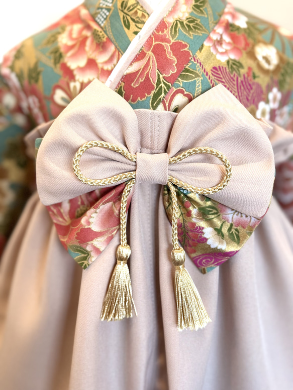 扇牡丹×ピンクベージュ （※ご購入前に商品説明をご確認ください。商品受取完了通知までがお取引となります） 5枚目の画像