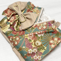 扇牡丹×ピンクベージュ （※ご購入前に商品説明をご確認ください。商品受取完了通知までがお取引となります） 3枚目の画像