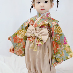 扇牡丹×ピンクベージュ （※ご購入前に商品説明をご確認ください。商品受取完了通知までがお取引となります） 2枚目の画像