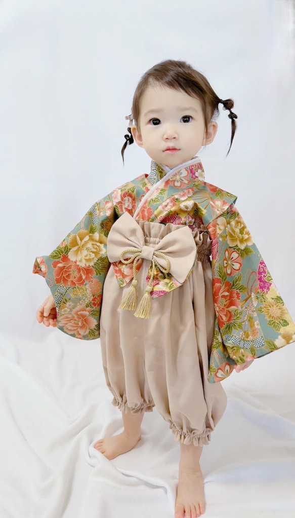 扇牡丹×ピンクベージュ （※ご購入前に商品説明をご確認ください。商品受取完了通知までがお取引となります） 2枚目の画像