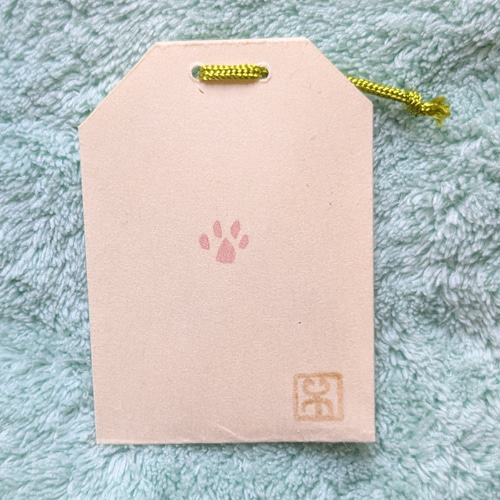 和紙で作った匂い袋「にゃん香（にゃんこう）」茶トラ その他雑貨 岡田