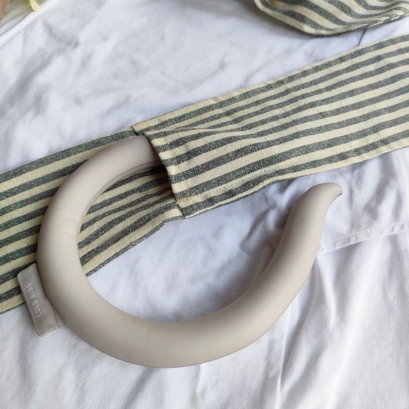 【SALE】ネックリング　ネックアイス　クールネック　熱中症対策　アイスネック　アイスリング　ストライプ　ボーダー 3枚目の画像