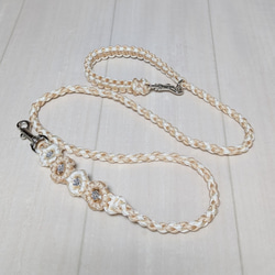 パラコード ひまわりの首輪 中型～大型犬用 (内径34cm) リード・首輪