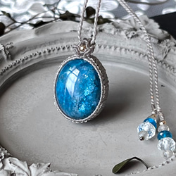 グリーンカイヤナイト【シンプル】マクラメネックレス