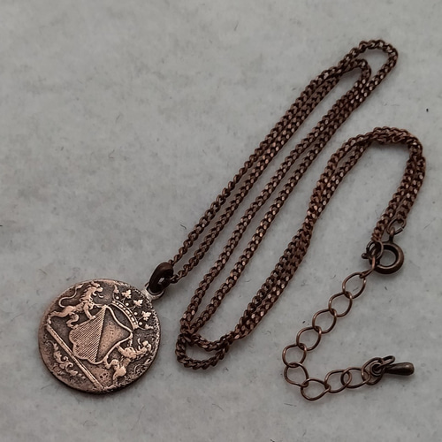 オランダ領東インド会社の古いコインネックレス ネックレス