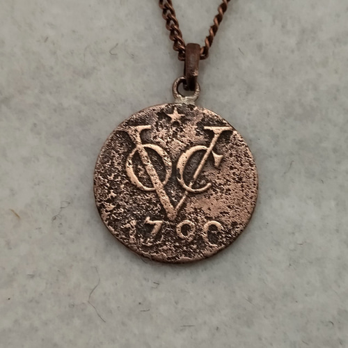 オランダ領東インド会社の古いコインネックレス ネックレス