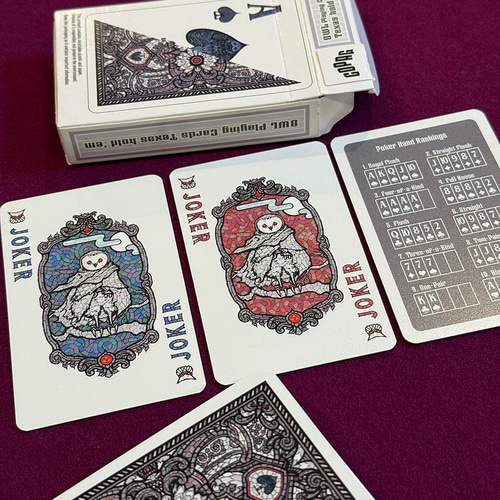 Owl Playing Cards (Ver.3.0)Texas hold 'em (オリジナルトランプ