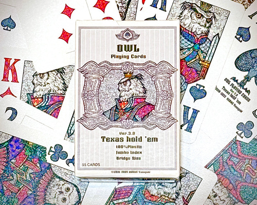 Owl Playing Cards (Ver.3.0)Texas hold 'em (オリジナルトランプ