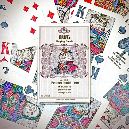 Owl Playing Cards (Ver.3.0)Texas hold 'em (オリジナルトランプ