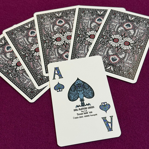 Owl Playing Cards (Ver.3.0)Texas hold 'em (オリジナルトランプ) 3枚目の画像