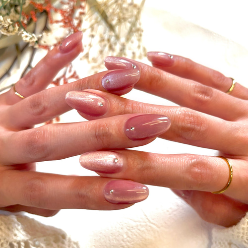 マグネットネイル ラインストーン ネイルチップ（つけ爪） nail shop