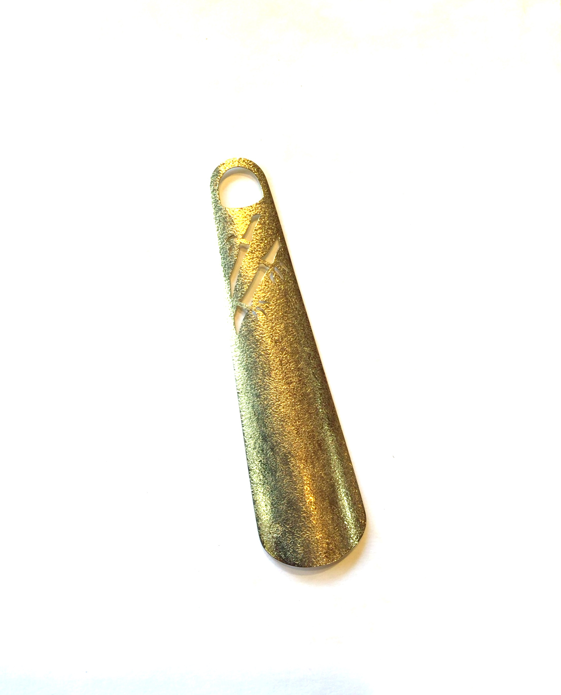 真鍮　靴べら　竹大