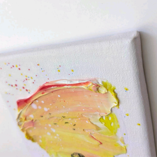 原画『My time』テクスチャーアート 夕焼け 絵 絵画 風景 インテリア