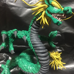 石粉粘土作品「The Bear and the Samurai」 立体・オブジェ マーク