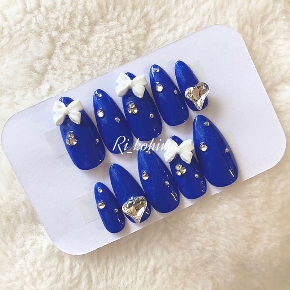 オーダー ネイルチップ ニュアンスフレンチガーリーワンホンy2k