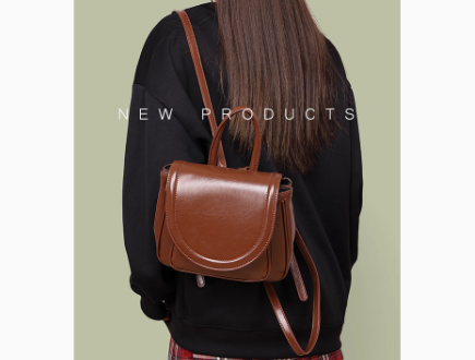 ❤️「‌‌レトロかわいい リュック&手提げ 大容量 ヴィンテージバッグ 通勤通学」  全2色 ▼年間使える▼