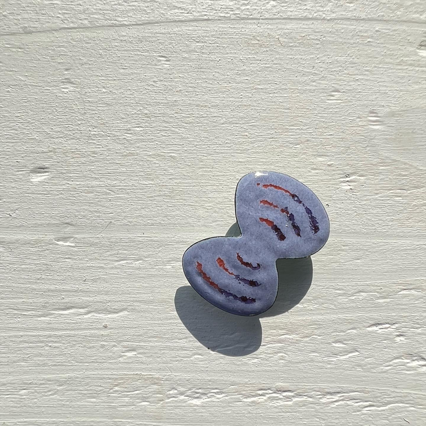 七宝帯留　『しみじみしじみ』　SHIPPO　一点物