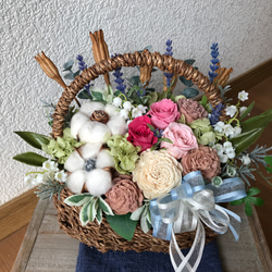 新作＊超早割＊34cm》ユーカリドライとアジサイのボリュームな
