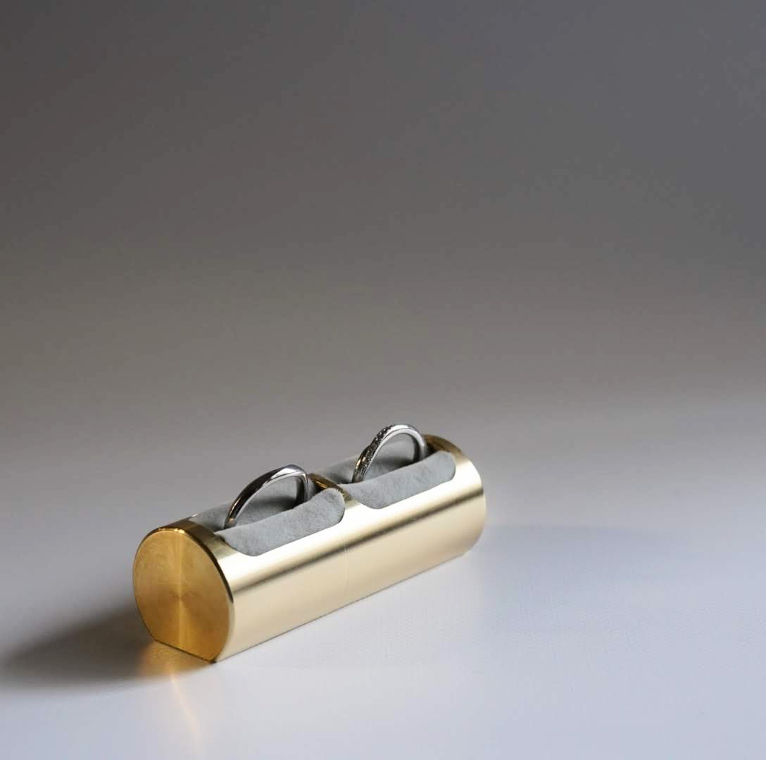 リングスタンド コーン ホルダー 記念日 結婚祝い 結婚式 ウエディング 高級感 ディスプレイ  真鍮 【D2670B】