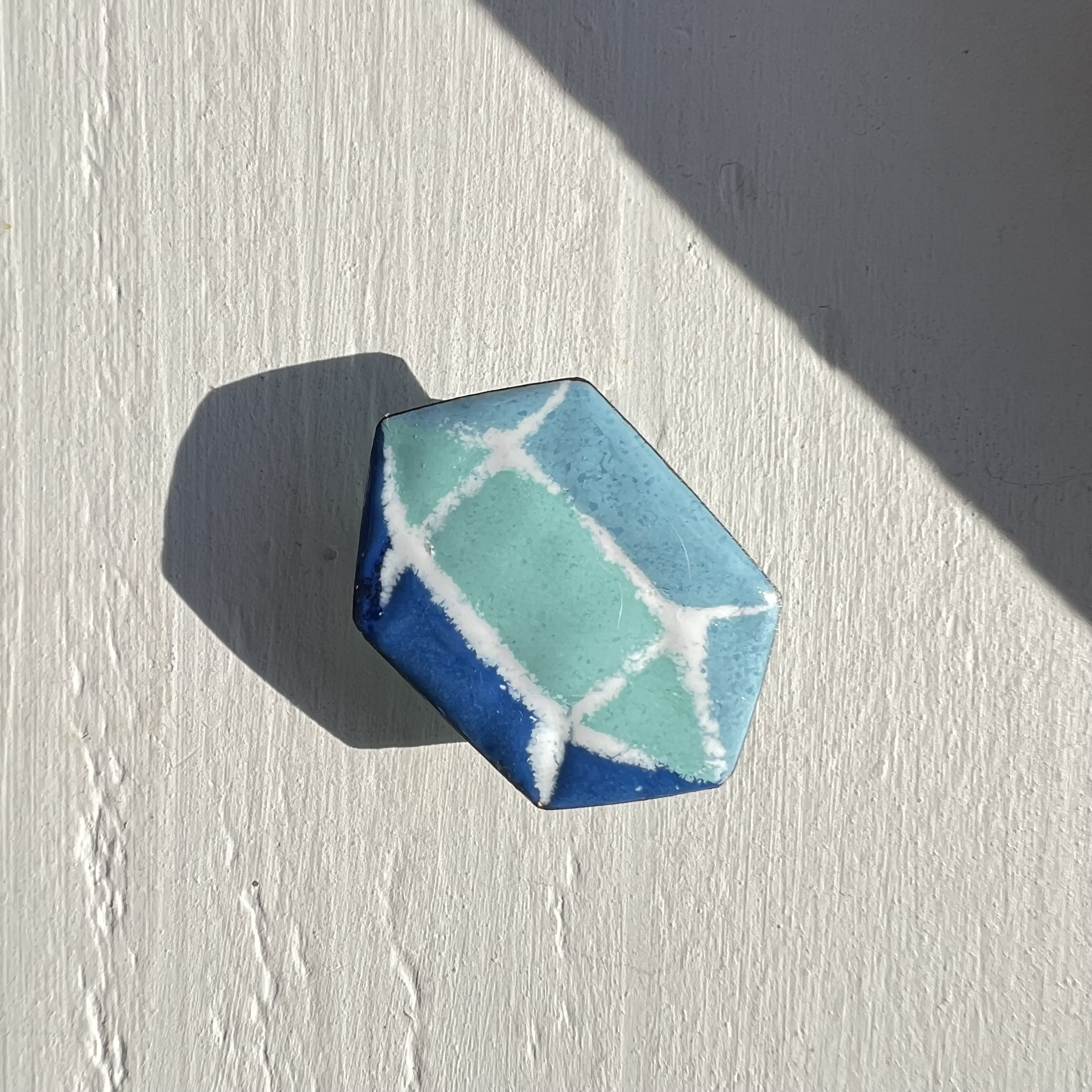 七宝帯留　『クリスタル』　SHIPPO　一点物