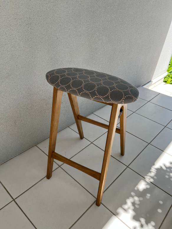 ミナペルホネン dop タンバリン 折り畳み スツール【グレー】 ハイスツール ミナペルホネン タンバリン dop グレー 折りたたみ式 ハイスツール