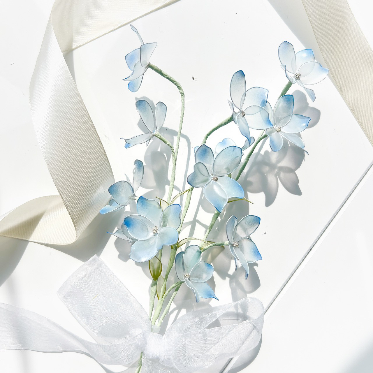 【お得なブーケ】デルフィニウムのプチブーケ　3本 b2031