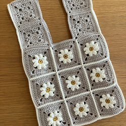 ❤千春❤バッグ グラニー ハンドメイド ポケットたっぷりのグラニーバッグを作ってみました^^ ちょっと
