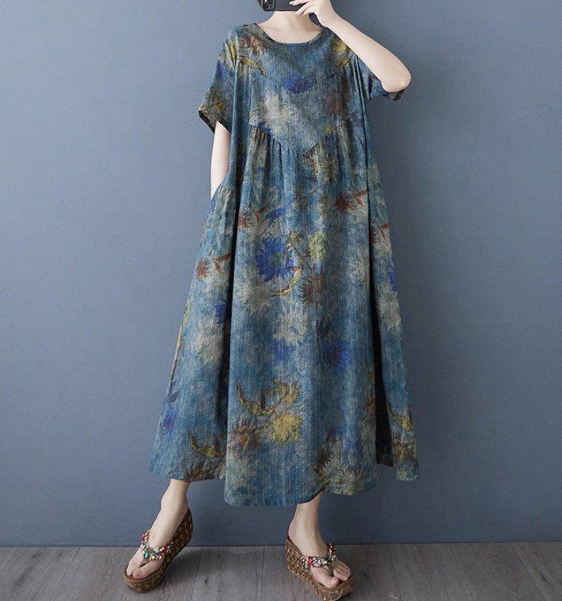 ワンピース  レディース  通勤  ゆったり    夏