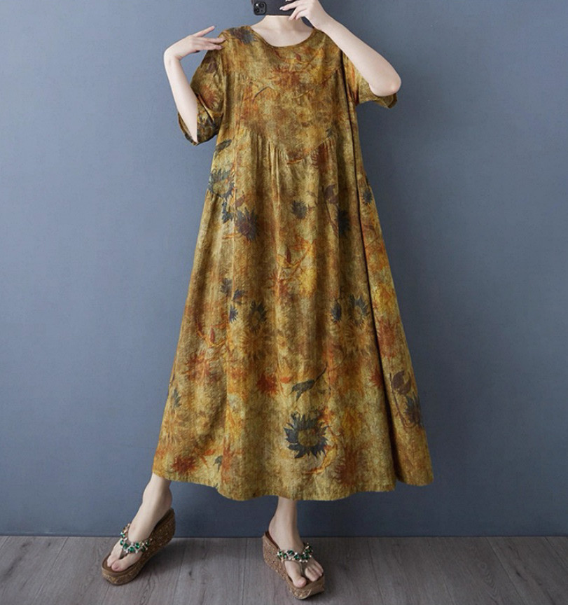 ワンピース  レディース  通勤  ゆったり    夏