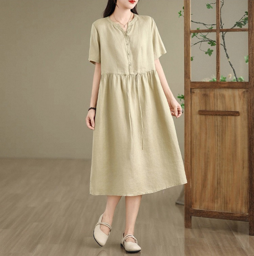 ワンピース  レディース  通勤  ゆったり    夏