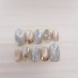 現品限り フットネイル ネイルチップ ペディ ニュアンスネイル サイズ