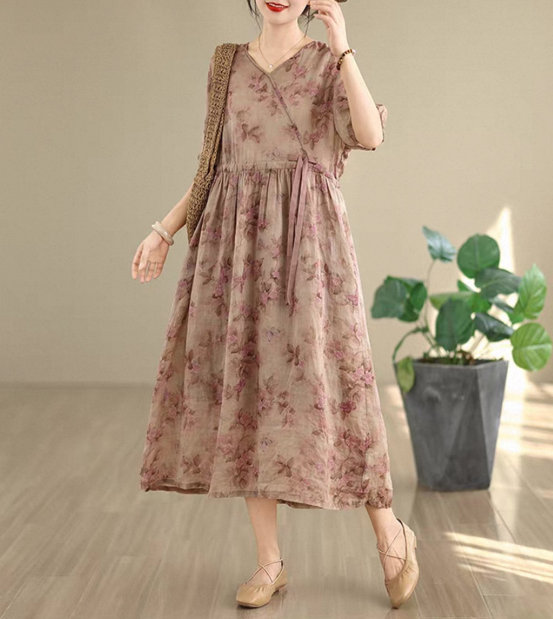 ワンピース  レディース  通勤  ゆったり    夏