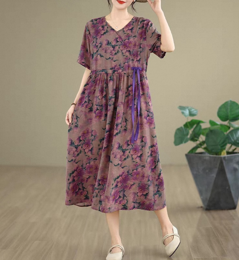 ワンピース  レディース  通勤  ゆったり    夏