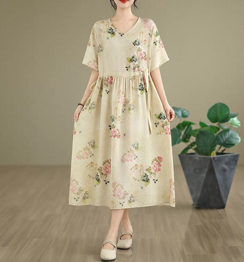 ワンピース  レディース  通勤  ゆったり    夏