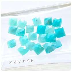 ∴天然石ビーズ∵ホワイトシェル×クリスタル ローゼンジカービング 1個