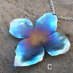 ☆新作　チタンネックレス「氷華」 5枚目の画像