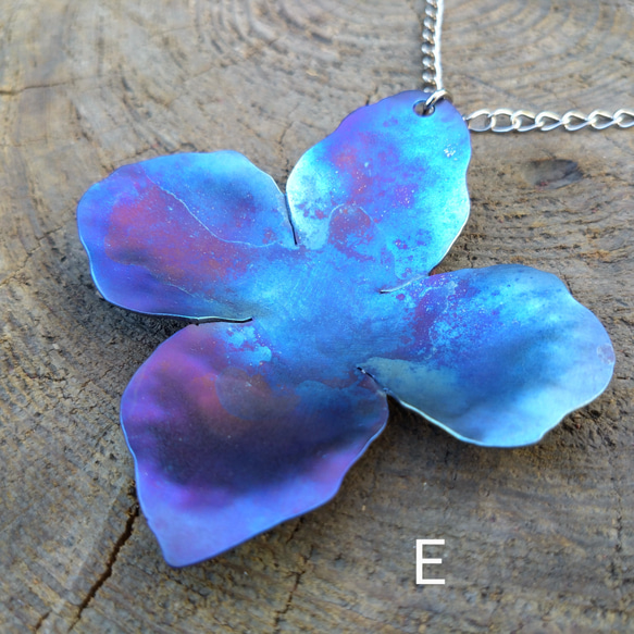 ☆新作　チタンネックレス「氷華」 7枚目の画像